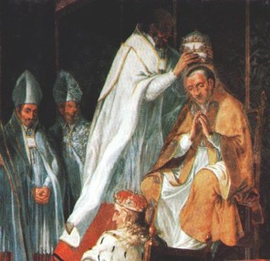 교황 성 첼레스티노 5세의 착좌식_in 16th century.jpg